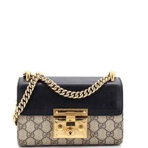 Gucci Padlock Shoulder Bag Gg Coated #236934G10B
